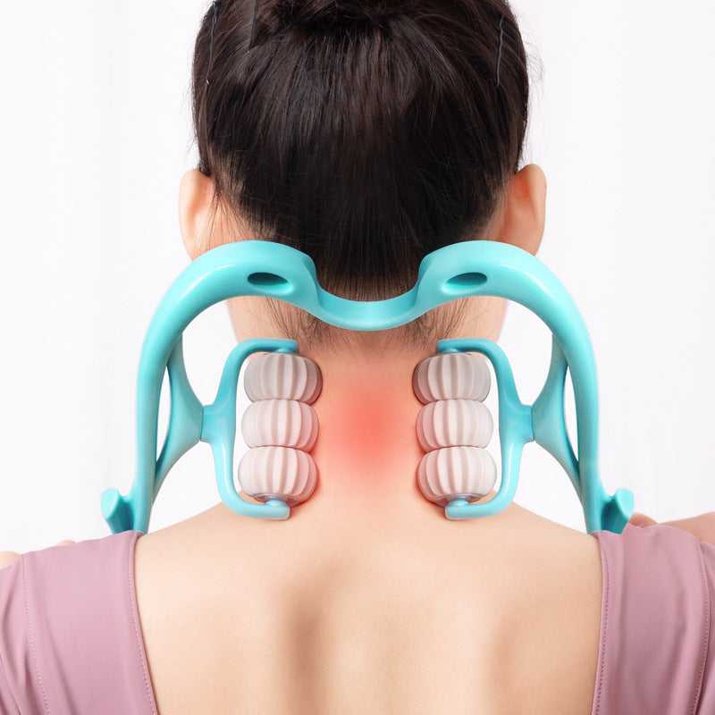 6-Roller Neck Massager - Effective Pain Relief Solution