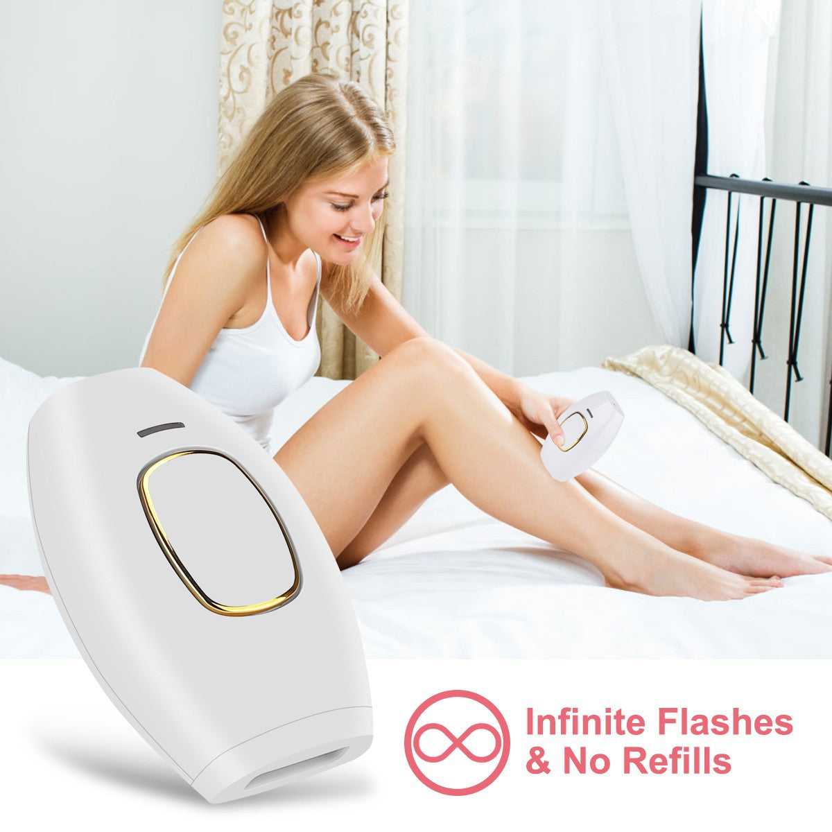 Shop the latest Painless Laser Hair Removal Device for effective and efficient laser hair removal treatments at home. Get silky smooth skin today!