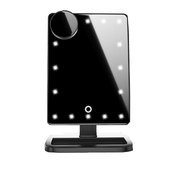 Touch Screen Makeup Mirror with Bluetooth Music Speaker