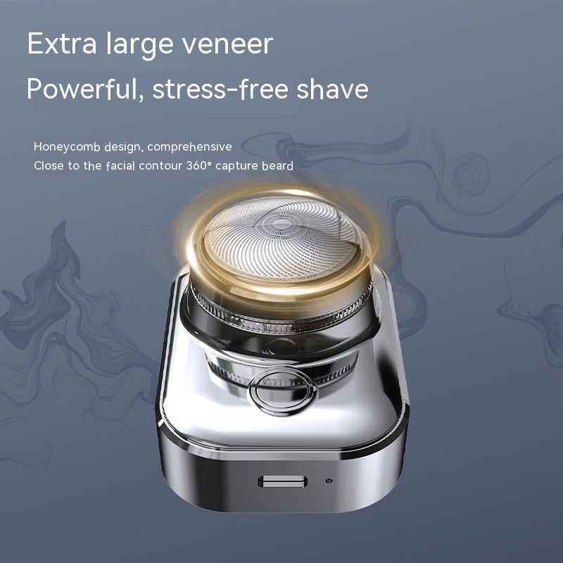 Premium Portable Mini Shaver - a compact and powerful grooming tool designed for on-the-go use.