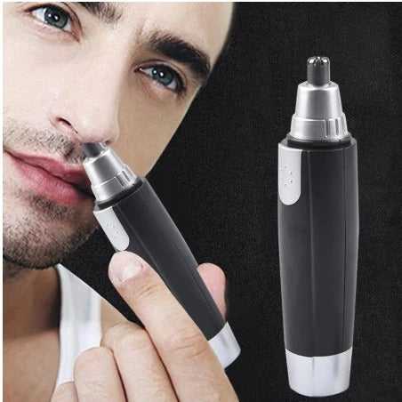 Electric Nose & Ear Hair Trimmer - Portable Grooming Tool