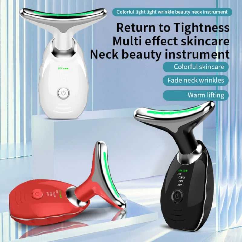 Discover the rejuvenating powers of the Neck & Face LED Massager. Reduce wrinkles and promote firmer skin with this innovative beauty tool