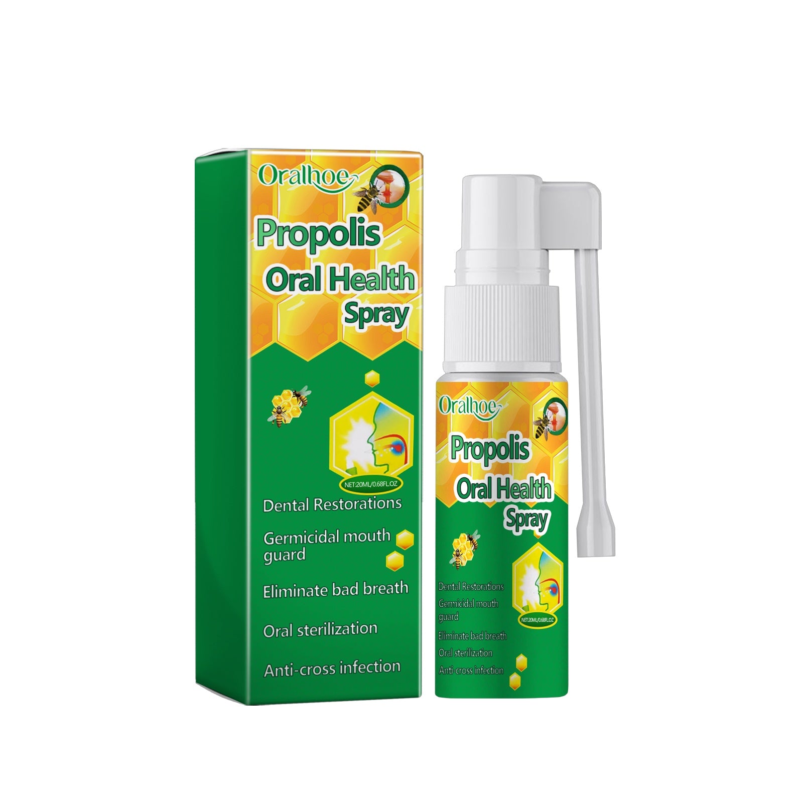 Propolis Oral Health Spray. Improve your oral health with this natural and effective spray made with propolis.